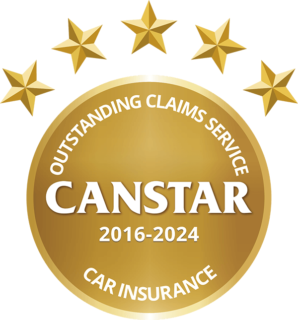 Canstar 2016-2024 Outstanding Claims Service Car Insurance Award